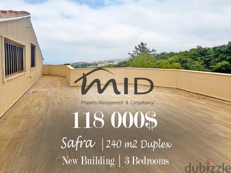 Safra | Building Age 6 | 240m² Duplex | 2 Terraces | View | Brand New 1