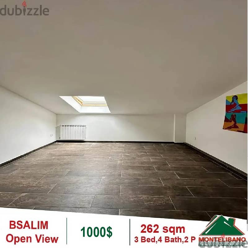 1000$!! Apartment for rent located in Bsalim 2