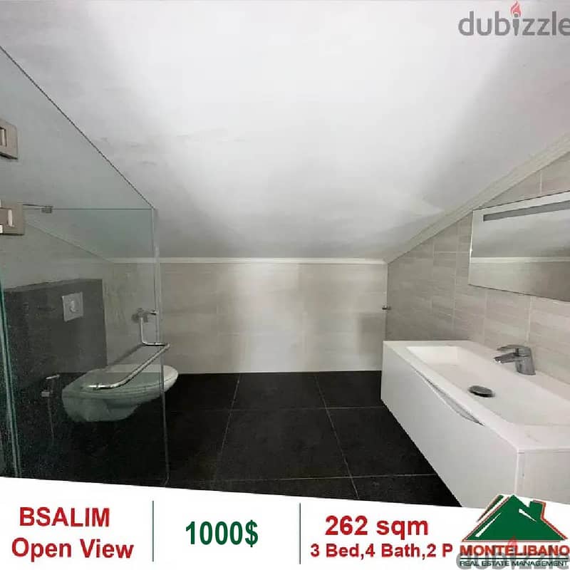 1000$!! Apartment for rent located in Bsalim 6