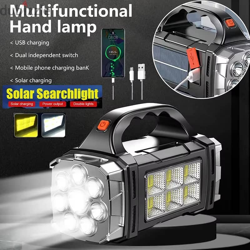 Camping Solar Light Flashlight 3