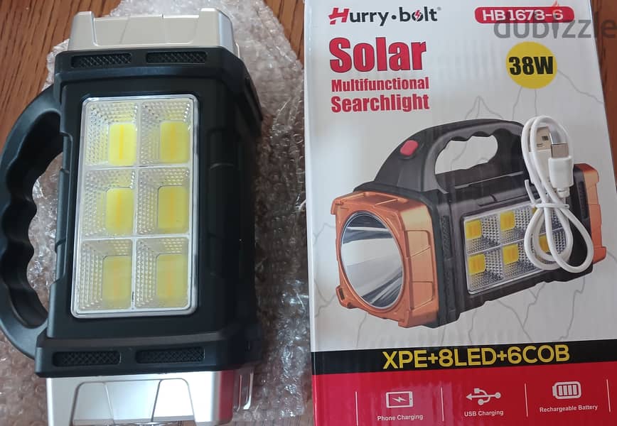 Camping Solar Light Flashlight 7