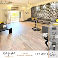 Mazraa | City Catch | Title Deed | Central Area | 2 Balconies | 125m²