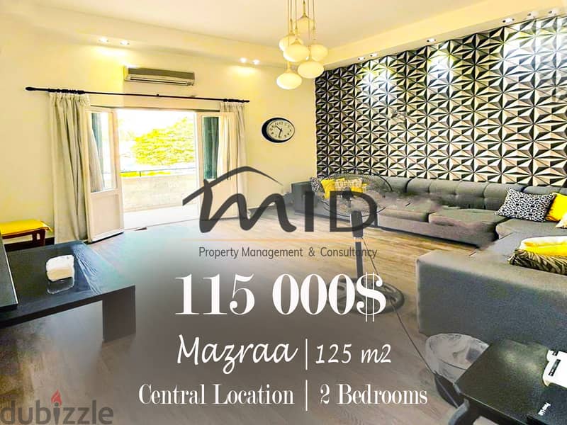 Mazraa | City Catch | Title Deed | Central Area | 2 Balconies | 125m² 1