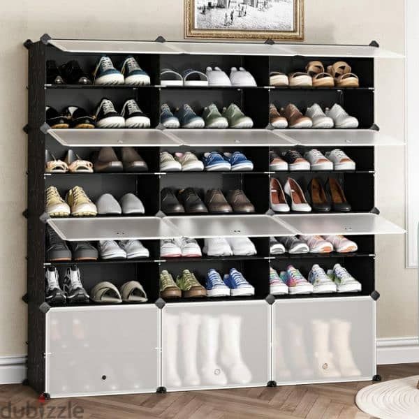 JOISCOPEPortable plastic Shoe storage organizer Rack/3 $ delivery 1