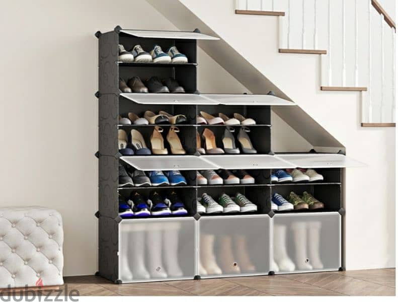 JOISCOPEPortable plastic Shoe storage organizer Rack/3 $ delivery 3