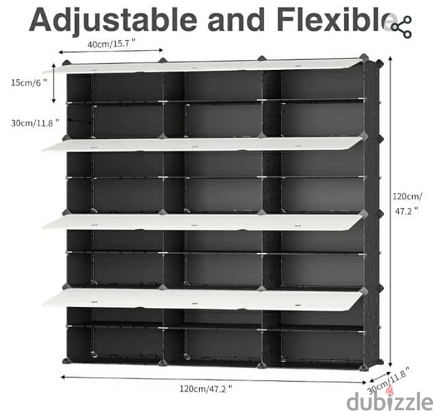 JOISCOPEPortable plastic Shoe storage organizer Rack/3 $ delivery 6