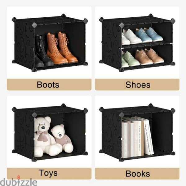 JOISCOPEPortable plastic Shoe storage organizer Rack/3 $ delivery 12