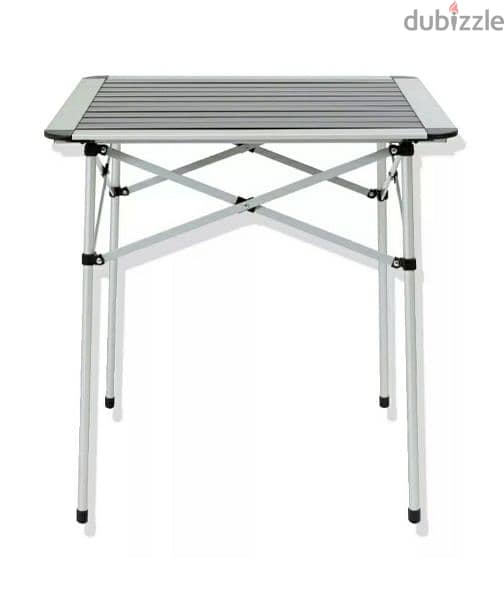 ROCKTRAI  aluminum camping table D. : 70 x 70 x 70 cm/3$delivery 1