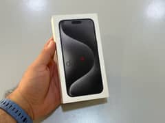 IPhone 15 Pro Max 512Gb (no custom) brand new sealed one year warranty