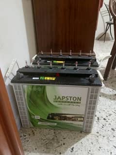 2 Batteries Japston 240AH 3/4 3omron // 81281390