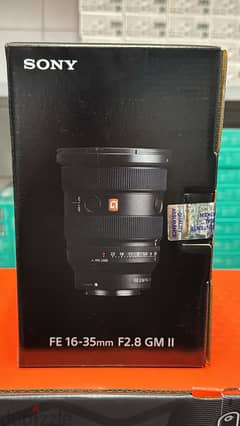 Sony FE 16-35mm F2.8 GM II Lens