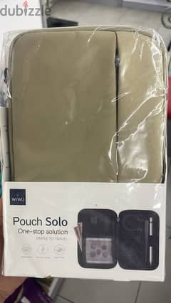 Wiwu pouch solo beige original and New price 0