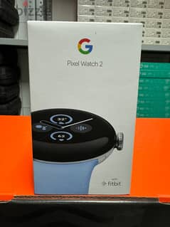 Google Pixel Watch 2 polished silver case/Bay active band