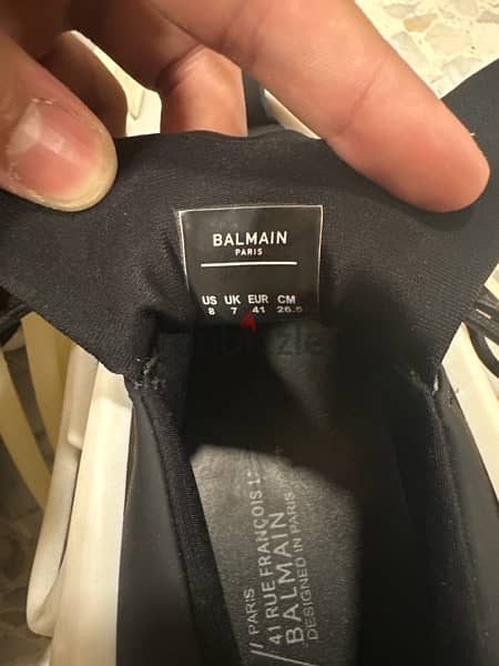 Authentic Balmain Shoes Used like New 3