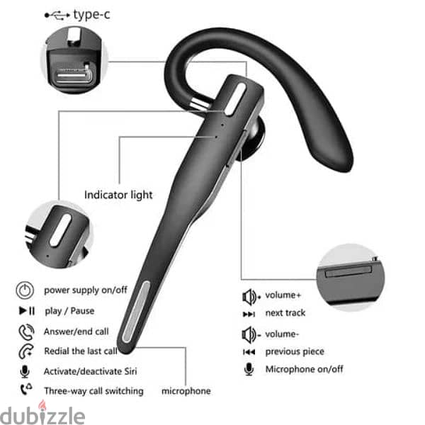 usiness Bluetooth 5.1 Wireless Headset 2