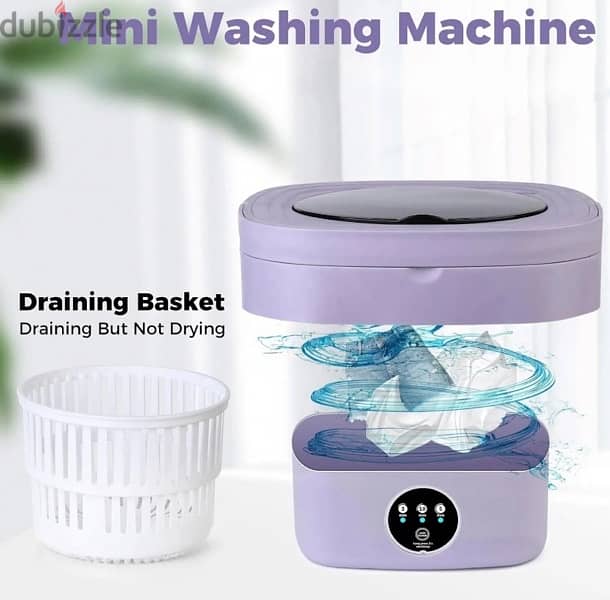 Foldable Washing Maching 8 Litres 4 KG 4