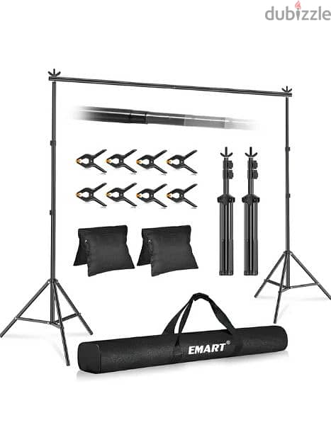 EMARTADJUSTABLE Stand Background for Parties Events Decoration 0