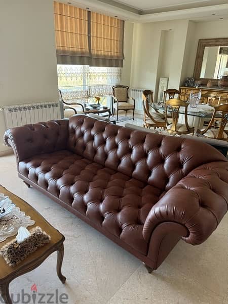 Chesterfield English Sofa three-seater 2