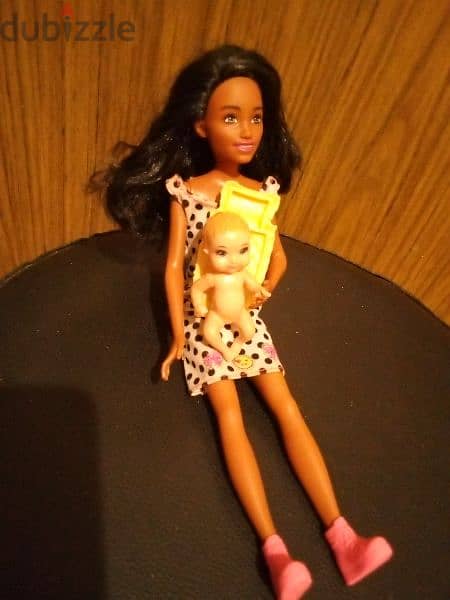 SKIPPER BABYSITTERS AA Stylish As new doll+BABY Mattel small toy=18$ 2