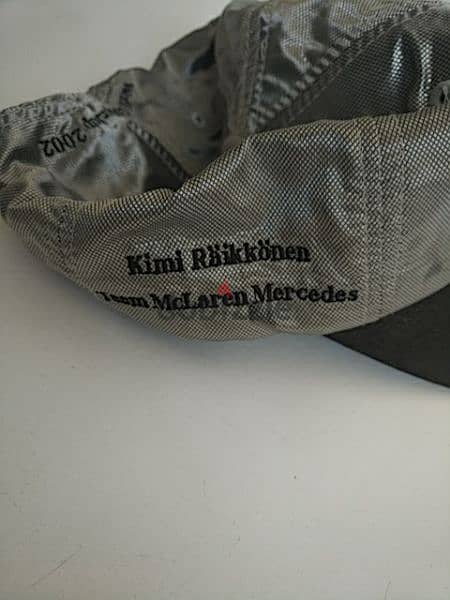 Authentic Team Mclaren Mercedes Kimi Raikkonen's cap -​Not Negotiable 2