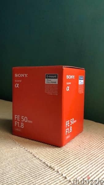 Sony Lens FE 1.8 50mm camera 1