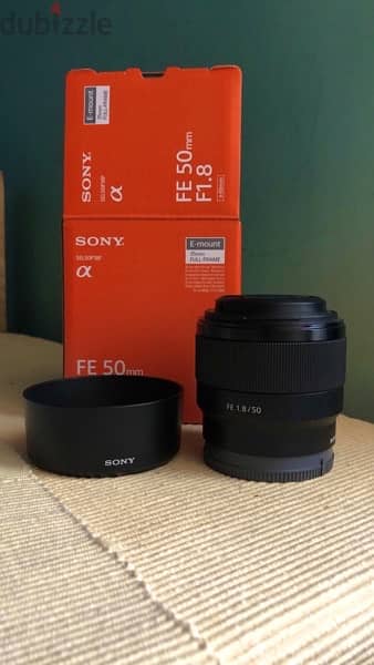 Sony Lens FE 1.8 50mm camera 3