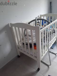 baby crib plus reva  matress 0