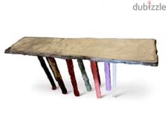 Concrete conosole table