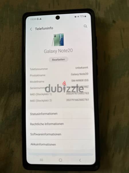 Samsung Note 20 الماني 7