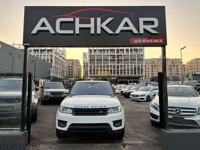 2016 Range Rover Sport HSE V6 Free Registration White/Black