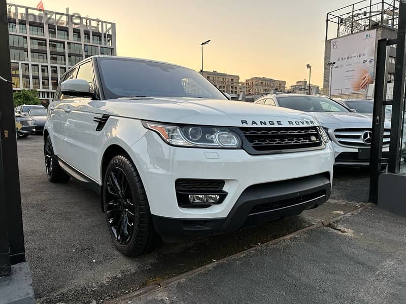 2016 Range Rover Sport HSE V6 Free Registration White/Black 1