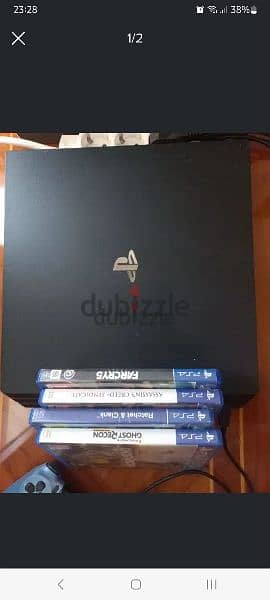 ps4 with 4 games 1