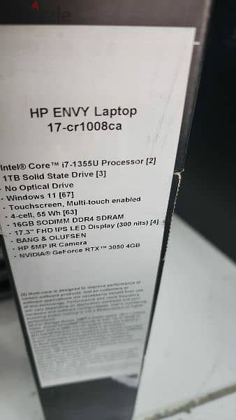 Hp envy i7 1