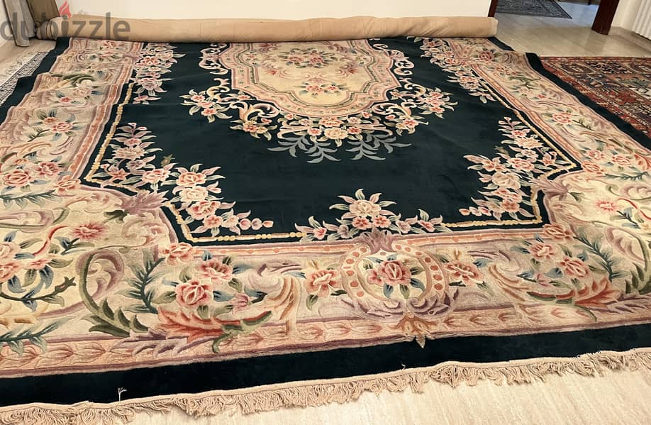 سجادة صوف صينية ١٨متر - Vintage Chinese wool rug 4