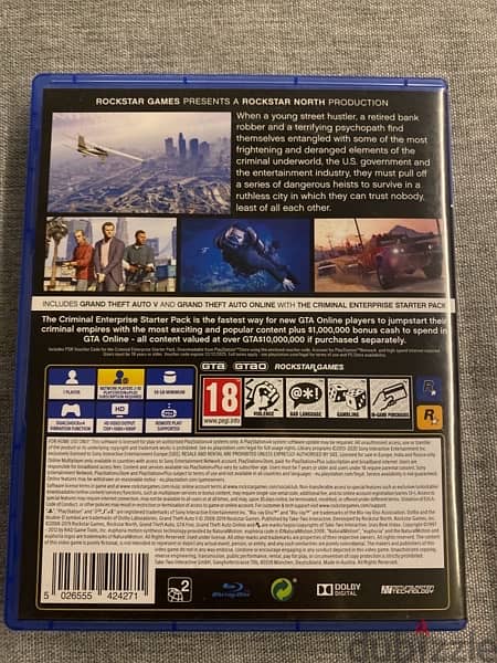 GTA 5 Ps4 Disc 1