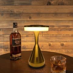 Hourglass Table Lamp in Timeless Bronze with 3-Level Brightness 0