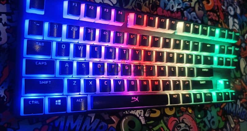 Hyperx Alloy Origins Core TKL Keyboard - Aqua Switches 1