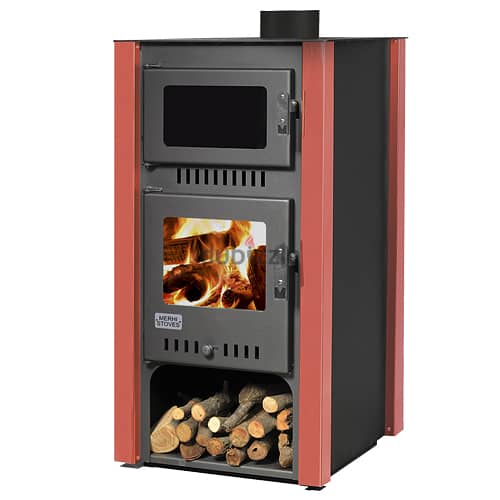 Wood Black Horse Wood Stove بلاك هورس صوبيا حطب فرن مروحة جنب ملون 2