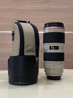 canon 70-200 is2 used like new— no single scratch 0