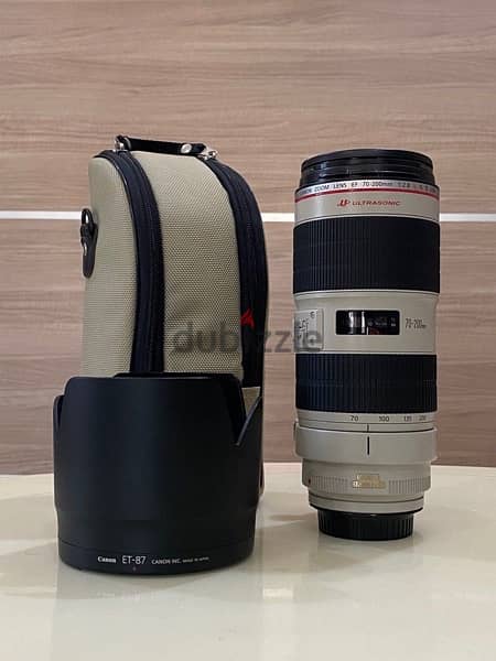 canon 70-200 is2 used like new— no single scratch 0