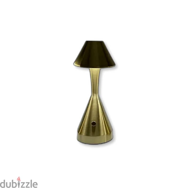 Conical Table Lamp in Stylish Bronze with Dimmable Brightness 1