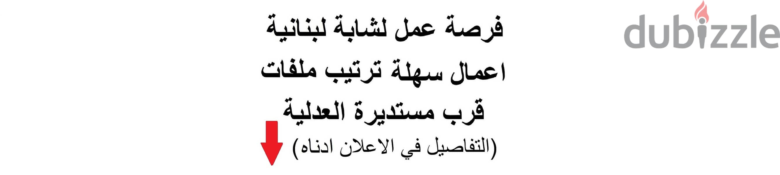 فرصة عمل لشابة لبنانية - اعمال سهلة ترتيب ملفات - الاشرفية قرب العدلية 0