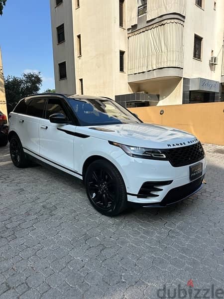 Range Rover Velar P 250 R-Dynamic 2019 white on black (clean carfax) 2