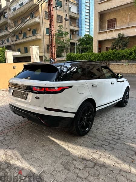 Range Rover Velar P 250 R-Dynamic 2019 white on black (clean carfax) 3