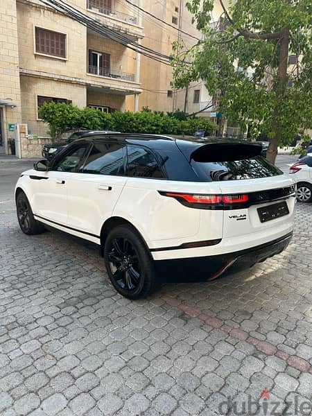 Range Rover Velar P 250 R-Dynamic 2019 white on black (clean carfax) 4