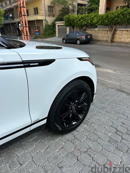 Range Rover Velar P 250 R-Dynamic 2019 white on black (clean carfax) 6