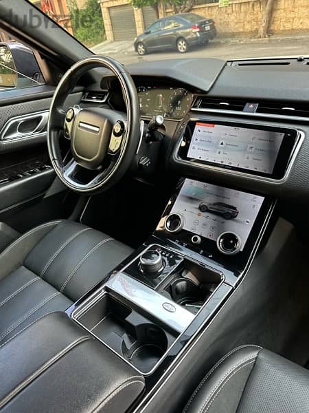 Range Rover Velar P 250 R-Dynamic 2019 white on black (clean carfax) 8