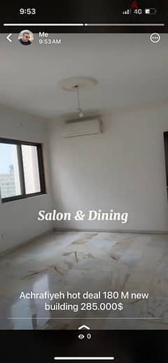 apartment for sale achrafiyeh hot deal