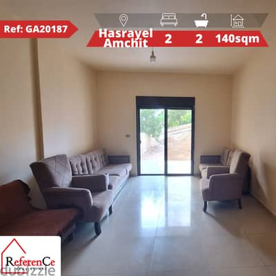 Apartment with garden/terrace in Amchit شقة مع تراس وحديقة في عمشيت