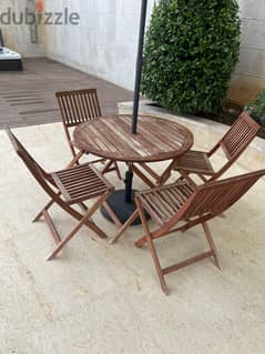 Table & chairs for sale